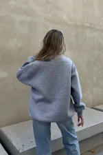 Basic Crew Neck Oversize Sweatshirt