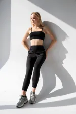 Pantalon de jogging taille haute avec poches