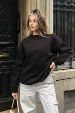 Basic Crew Neck Oversize Sweatshirt