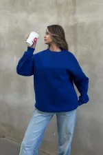 Basic Crew Neck Oversize Sweatshirt