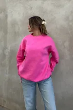 Basic Crew Neck Oversize Sweatshirt