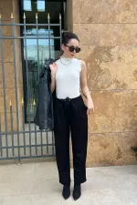 Pantalon de jogging à taille élastique décontractée