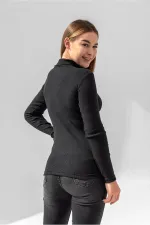 Boğazlı Balıkçı Yaka Şardonlu Kaşkorse Fitilli Kazak