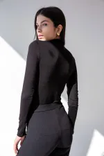 Pantalon évasé taille haute style espagnol