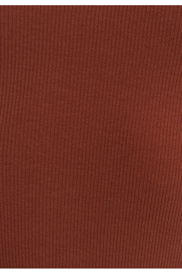 Ribbed Halter Neck Knitted Tank Top