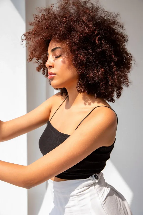 Strappy Cotton Crop Top Bustier