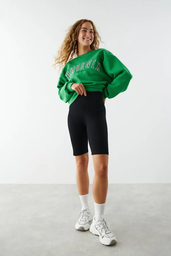 Leggings de sport gainants taille haute pour motarde