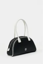 Sac à main et sac à bandoulière rétro noir