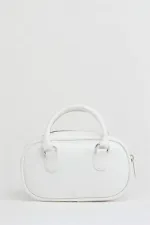 Mini sac bandoulière rétro blanc