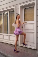 Sac à main Parma Baguette pour femme - Crème