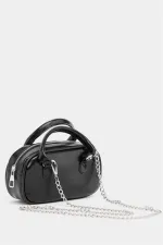 Mini sac bandoulière rétro noir