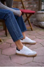Baskets avec logo détaillé blanc-noir Baskets avec logo détaillé blanc-noir