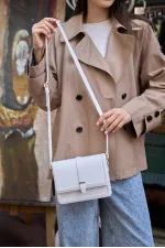Sac bandoulière Perry pour femme - Blanc