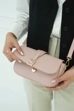 Sac bandoulière à boucle Alina pour femme - Poudre