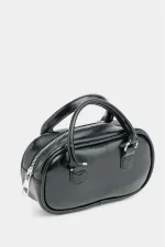 Mini sac bandoulière rétro noir