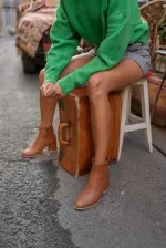 Bottes et bottines beiges Bottes et bottines beiges