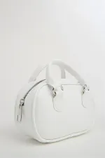 Mini sac bandoulière rétro blanc