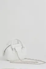 Mini sac bandoulière rétro blanc