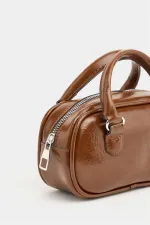 Mini sac à bandoulière rétro beige