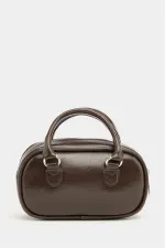 Mini sac bandoulière rétro marron
