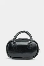 Mini sac bandoulière rétro noir