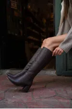 Bottes marron