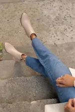 Bottes et bottines en vison Bottes et bottines en vison