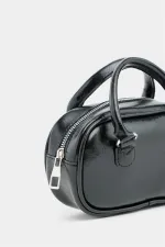 Mini sac bandoulière rétro noir
