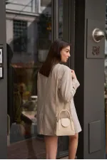 Sac Maja Mini City pour femme avec housse - Beige