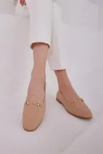 Accessoire Ballerines Beige