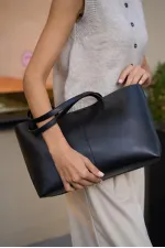 Minimal Tote El Ve Omuz Çantası Siyah Minimal Tote El Ve Omuz Çantası Siyah