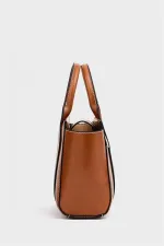 Mini sac fourre-tout à main et à bandoulière Tan Mini sac fourre-tout à main et à bandoulière Tan