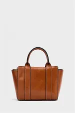 Mini sac fourre-tout à main et à bandoulière Tan Mini sac fourre-tout à main et à bandoulière Tan