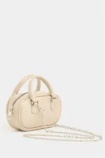 Mini sac bandoulière rétro crème