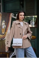 Sac bandoulière Perry pour femme - Blanc