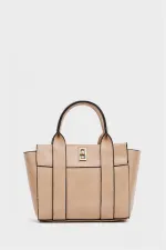 Mini sac fourre-tout à main et à bandoulière en vison