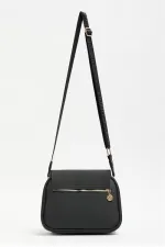 Sac à main et à bandoulière tendance et décontracté à boucle noir