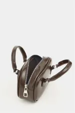 Mini sac bandoulière rétro marron