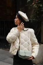 Sac bandoulière à boucle Alina pour femme - Menthe