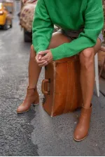 Bottes et bottines beiges Bottes et bottines beiges