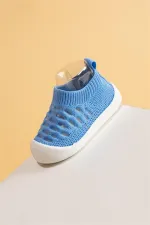 Chaussures Premiers Pas Bébé Bleues