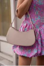 Sac à main Parma Baguette pour femme - Crème