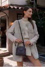 Sac Maja Mini City pour femme avec housse - Marron Sac Maja Mini City pour femme avec housse - Marron