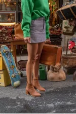 Bottes et bottines beiges Bottes et bottines beiges
