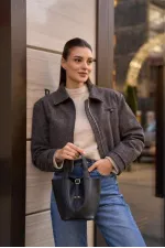 Sac panier avec accessoire de verrouillage noir