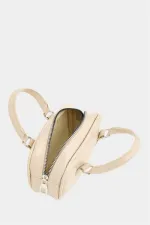 Mini sac bandoulière rétro crème