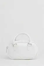 Mini sac bandoulière rétro blanc