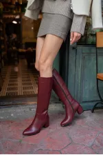 Bottes Rouge Bordeaux Bottes Rouge Bordeaux