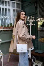 Sac bandoulière Perry pour femme - Blanc