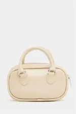 Mini sac bandoulière rétro crème